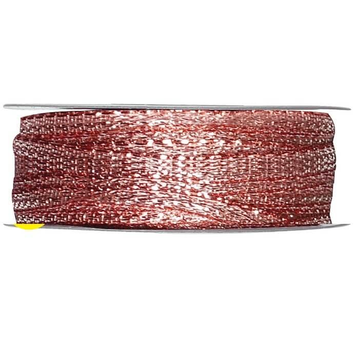 Bobine ruban metallique rose gold