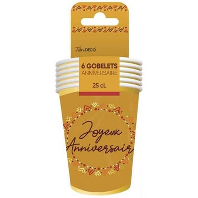 Boh1gb2500 magasin pas de calais gobelet carton anniversaire boheme curry