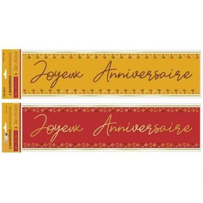 Bohban00 magasin decoration pas de calais anniversaire banniere banderole boheme