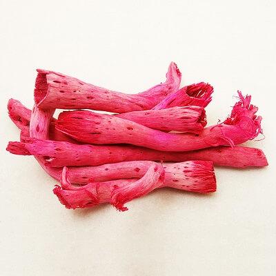 Bois flotté fuchsia (x25grs) REF/NAT003