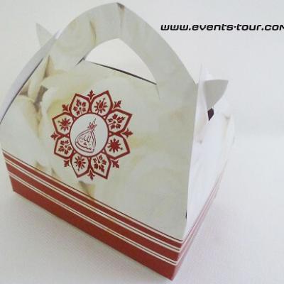 Boite a gateau mariage oriental