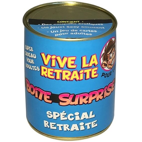 Boite cadeau retraite coquin pour homme