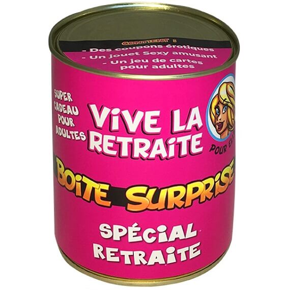 Boîte surprise retraite femme (x1) REF/BT08