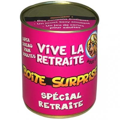 Boîte cadeau surprise retraite femme (x1) REF/BT08