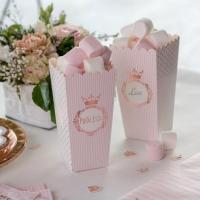 Boite cornet princesse rose gold gourmandise bonbon