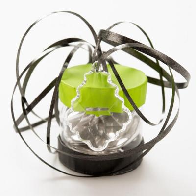 Ballotin avec emballage bolduc noir