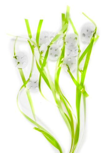 Bolduc vert menthe avec attache pour ballon