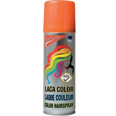 Spray laque pour cheveux orange