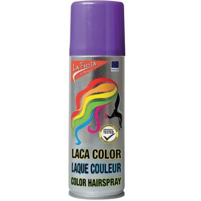 Spray laque pour cheveux violet