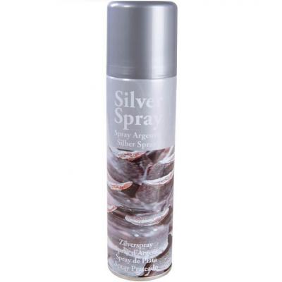 Bombe aerosol peinture argent en spray
