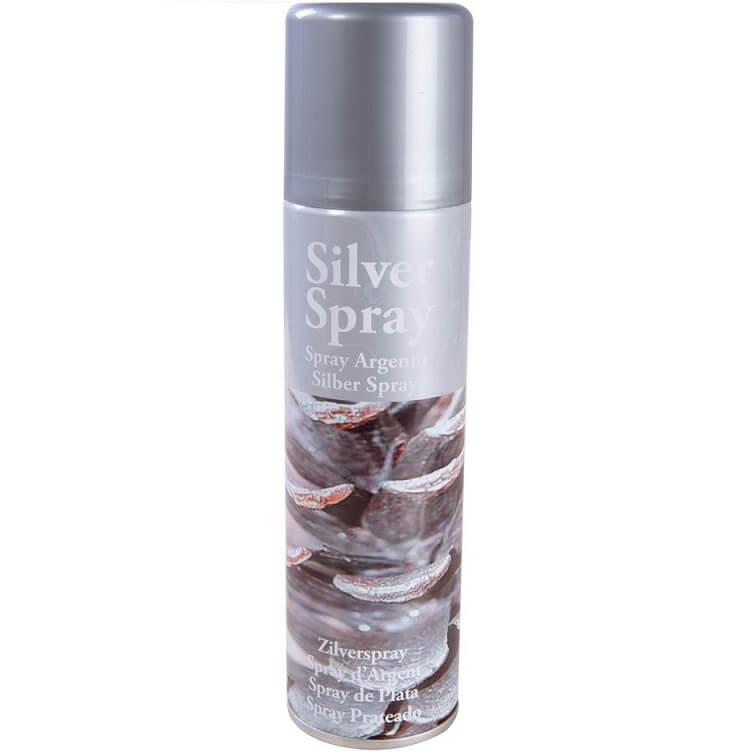 Bombe aerosol peinture argent en spray