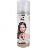 Bombe aerosol spray laque cheveux multicolore paillete