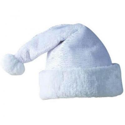 Joli bonnet blanc de noel scintillant