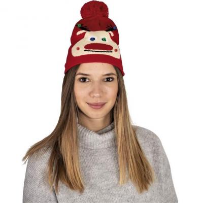 Bonnet de noel renne lumineux