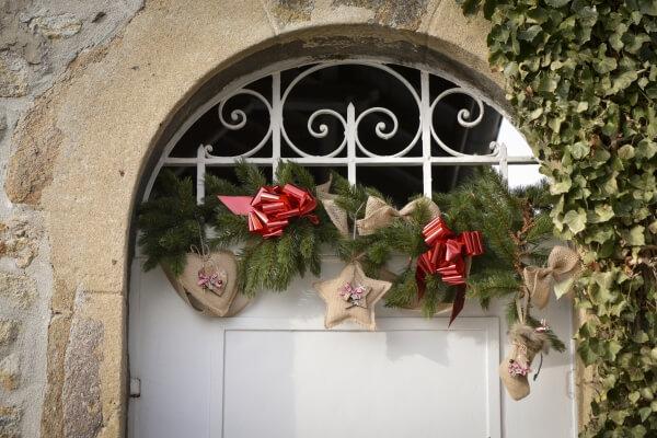 Botte chaussette moufle de noel