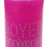 Bougie anniversaire fuchsia