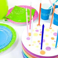 Bougie anniversaire rouge