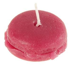 Bougie macaron fuchsia (x4) REF/4984