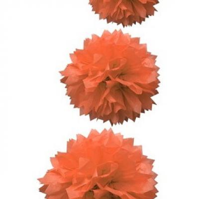 Boule corail pompon