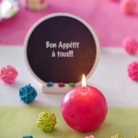 Boule de rotin fuchsia 10