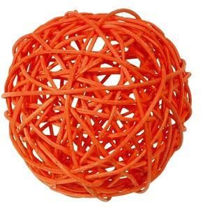 Assortiment boule de rotin orange (x10) REF/2819