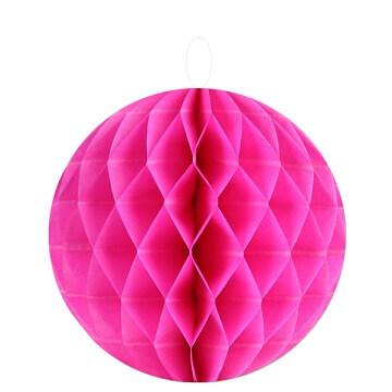 Boule décorative fuchsia, 10cm (x2) REF/4364