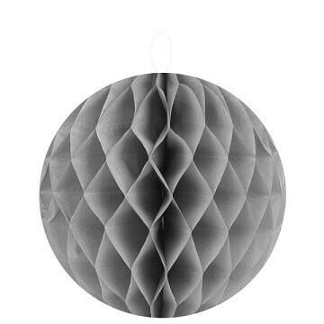 Boule decorative grise 30cm