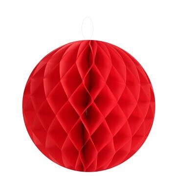 Boule decorative rouge 10cm
