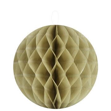 Boule decorative taupe 10cm