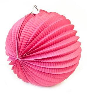 Boule fuchsia, 20cm (x1) REF/GUI058