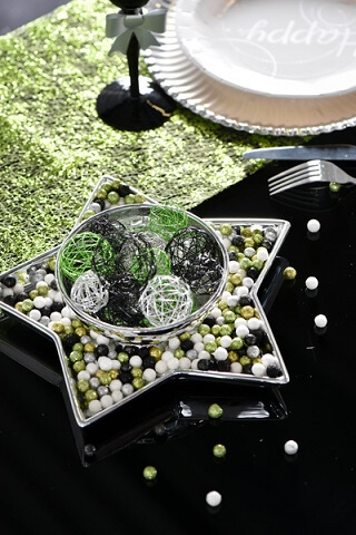 Boule metallique argent