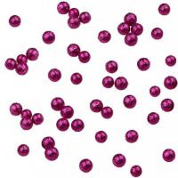 Boule pailletee fuchsia pour decoration de table