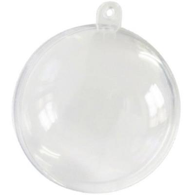 Boule transparente en pvc 12cm