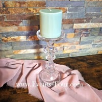 Boutique location decoration nord pas de calais bougeoir transparent en verre