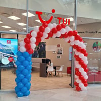 Boutique location materiel fete pas de calais decoration ballon arche arrondie metal