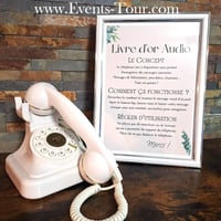 Boutique location materiel pas de calais telephone audio blanc livre d or