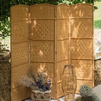 Boutique location nord pas de calais paravent bois et osier naturel