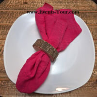 Boutique location pas de calais rond de serviette bois de bouleau nature champetre