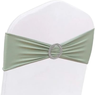 Boutique location pas de calais textile noeud de chaise bandeau anneau vert sauge
