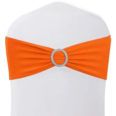 Boutique location pas de calais textile noeud de chaise orange bandeau anneau