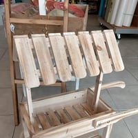 Boutique magasin pas de calais location mini chariot en bois candy bar de table naturel