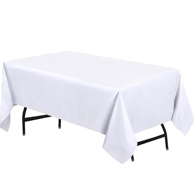 Boutique pas de calais location nappe de table tissu textile blanche rectangulaire 250cm