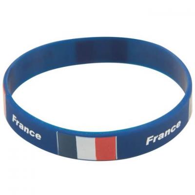 Bracelet souple france tricolore bleu blanc rouge