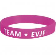 Bracelet enterrement de vie de jeune fille rose Team EVJF (x6) REF/66605