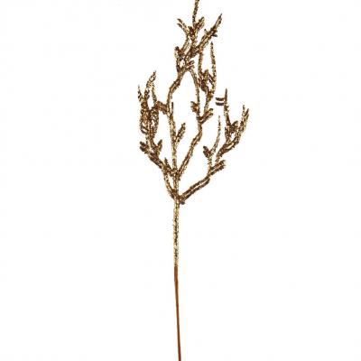 Branche pailletée or, 35cm (x1) REF/5452