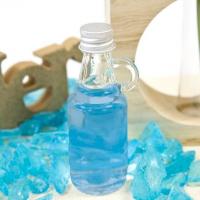 Bt2034 contenant bouteille verre liqueur bouchon metal a visser