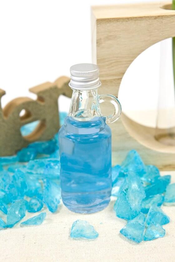 Bt2034 contenant bouteille verre liqueur bouchon metal a visser