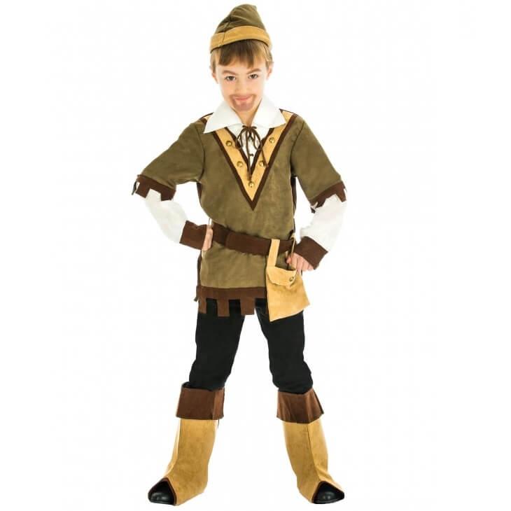 C4152 128cm 7ans 8ans costume enfant robin des bois robin hood