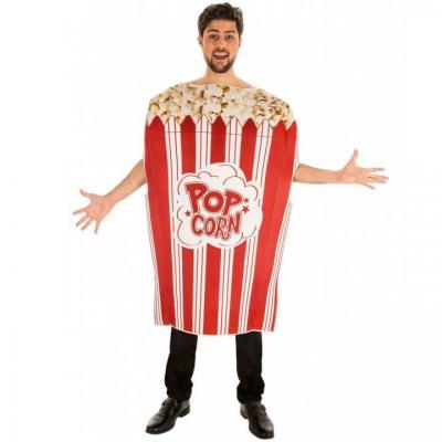 Costume Pop Corn REF/C4233 (Déguisement humoristique cinéma adulte taille unique)