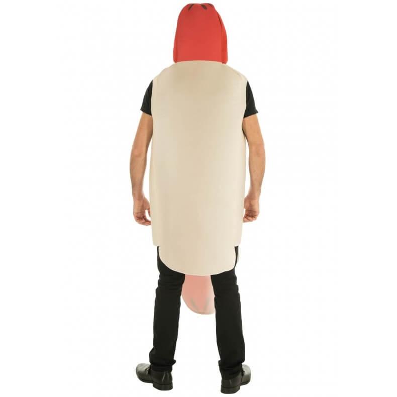 C4236 costume humoristique adulte hot dog
